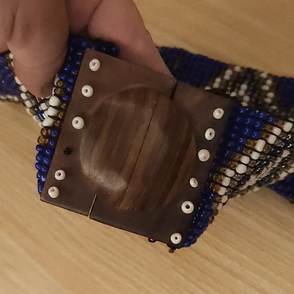 Unbranded blue beaded
